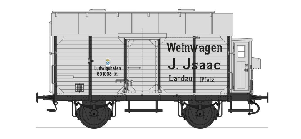 Ludwigshafen 601 008, Beschriftung J. Jsaac Landau [Pflaz]
